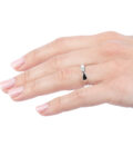 Solitario Oro e Diamante Naturale ct 0,22 - immagine 2