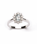 Anello Kate Oro con Acquamarina Naturale e Diamanti Naturali - immagine 4