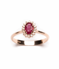 Anello Mini-Kate Oro con Rubino Naturale e Diamanti Naturali - immagine 4