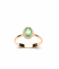Anello Mini-Kate Oro con Smeraldo Naturale e Diamanti Naturali - immagine 4