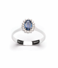 Anello Mini-Kate Oro con Zaffiro Naturale e Diamanti Naturali - immagine 4