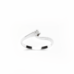 Anello Valentino Oro e Diamante Naturale ct 0,07 - immagine 4