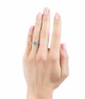 Anello Kate Oro con Acquamarina Naturale e Diamanti Naturali - immagine 2