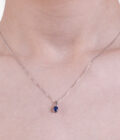 Collana in Oro con Zaffiro - immagine 2