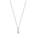 Collana Oro con Acquamarina naturale