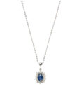 Collana Kate Zaffiro e Diamanti Naturali.