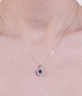 Collana Kate Zaffiro e Diamanti Naturali. - immagine 2