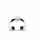 Solitario Oro e Diamante Naturale ct 0,19 - immagine 4