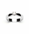 Solitario Oro e Diamante Naturale ct 0,22 - immagine 4