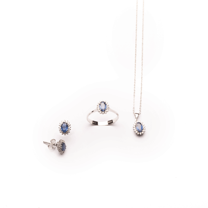 Parure Mini-Kate Zaffiri e diamanti naturali