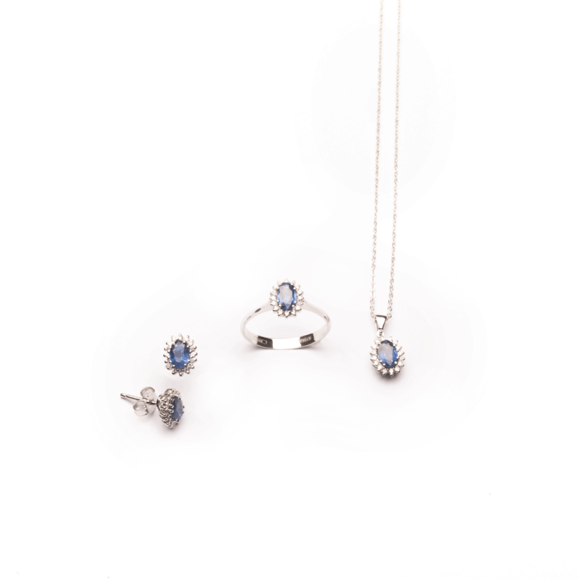 Parure Mini-Kate Zaffiri e diamanti naturali